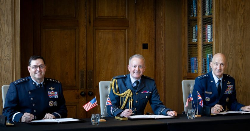 DAF, RAF leaders sign Shared Vision Statement on 21st century cooperation > United States Space Force > Article Display