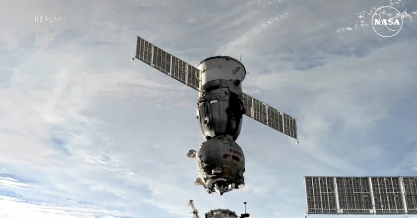 Soyuz brings two cosmonauts, NASA astronaut back to Earth after record-setting mission – Spaceflight Now