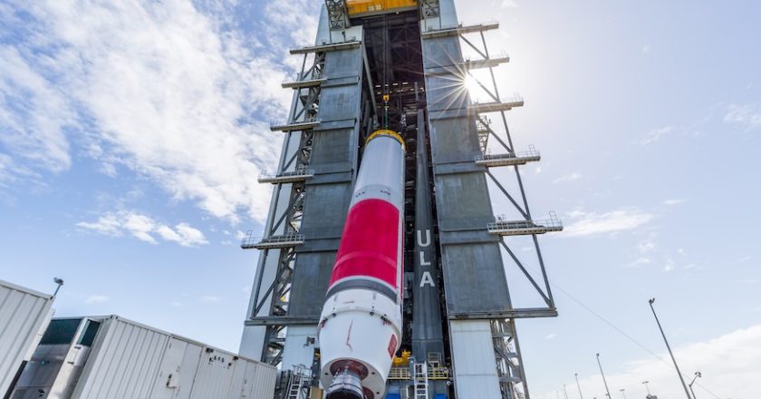 ULA begins stacking Vulcan rocket in anticipation of first national security mission – Spaceflight Now