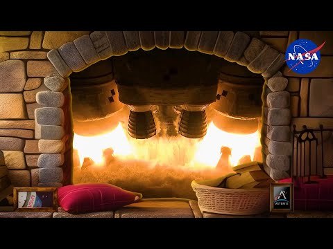 NASA — Warm yourself by the fire, NASA style!