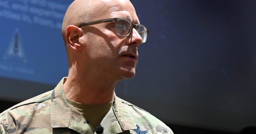 CMSSF Bentivegna talks with senior enlisted Guardians > United States Space Force > Article Display