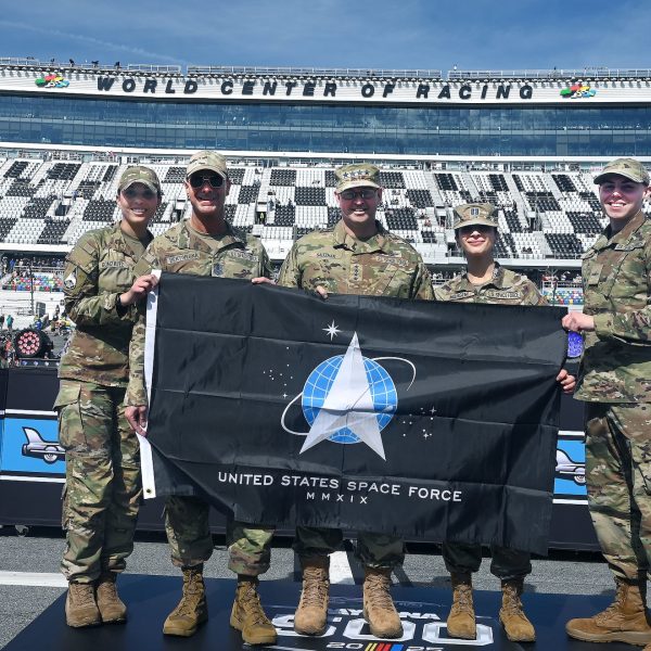 CSO, CMSSF represent Space Force at Daytona 500 > United States Space Force > Article Display