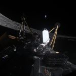 The Athena Lunar Lander Also Fell Over on its Side