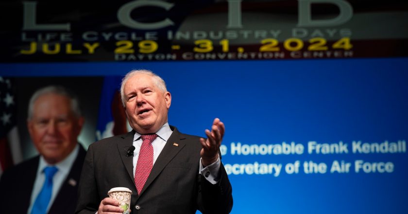 Kendall delivers LCID 2024 keynote, urges ‘go faster’ > United States Space Force > Article Display